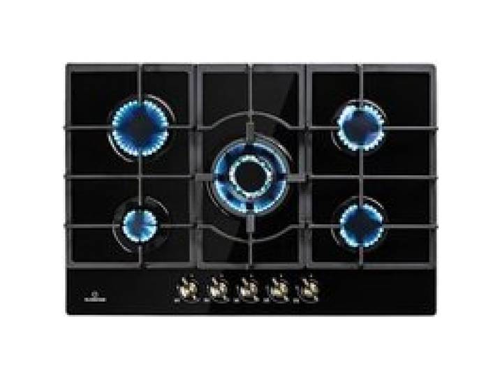 Victoria 75cm Plaque de Cuisson à Gaz 5 Feux Noir