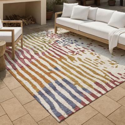 Addison Rugs Machine Washable Indoor/ Outdoor Modern Hermosa Chantille Rug