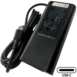 SIL 65W Netzadapter 5V/9V/15V/20V, USB-C, Original DELL CJG9W (65 W), Notebook Netzteil, Schwarz