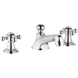 Dornbracht Madison Waschtisch-Dreiloch-Armatur 20700360-00 mit Ablaufgarnitur, chrom