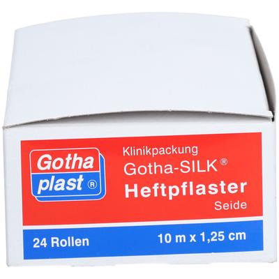 Gotha Silk Heftpfl.Seide 1,25 cmx10 m 24 St Pflaster