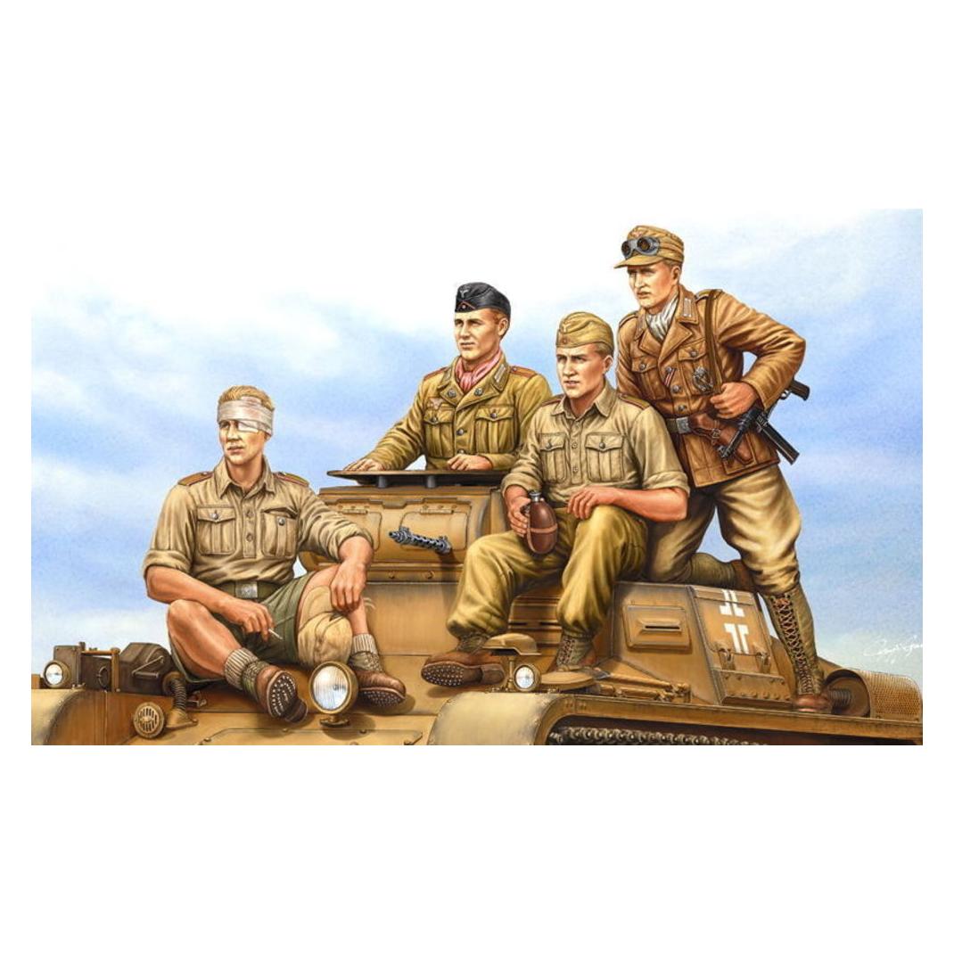 Hobby Boss German Tropical Panzer Crew (84409)