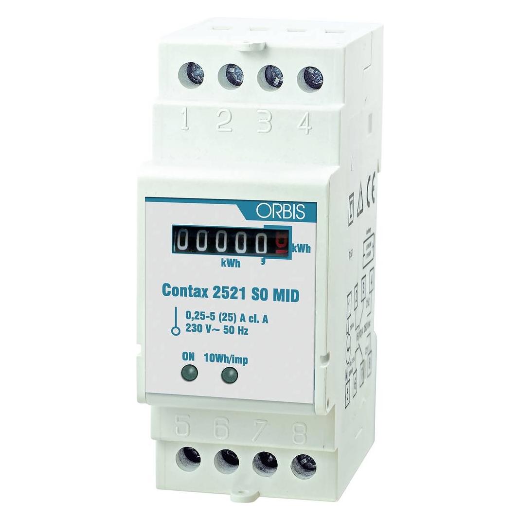 Orbis Zeitschalttechnik kW-Zähler OB702000 Wechselstromzähler digital 25 A MID- (OB702000)