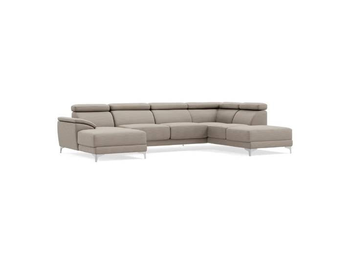 Ecksofa Lynn 2.0, Johann Jakob, cord taupe, Textil