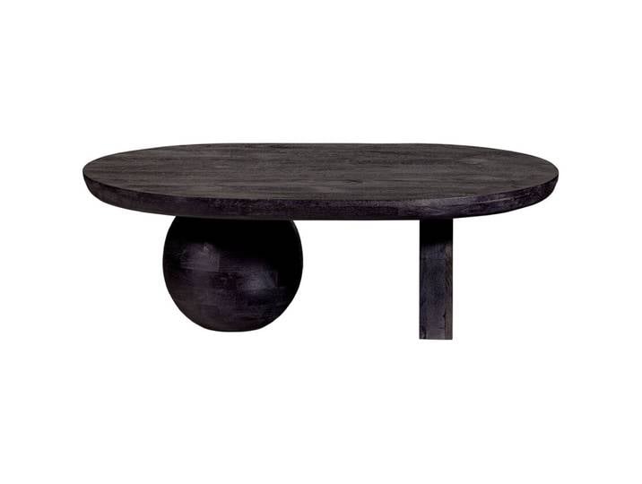 Couchtisch STEPPE 10 x 72 x 38 cm Mangoholz Schwarz