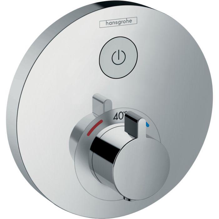 hansgrohe ShowerSelect S Brausethermostat 15744000 Unterputz Armatur, für 1 Verbraucher, chrom