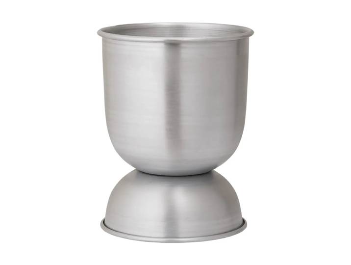 Ferm Living Pot Hourglass extra small Ø21 cm Aluminium
