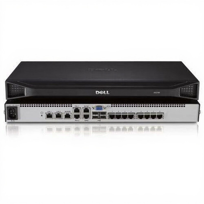 Dell DAV2108 KVM-switch rack-montage zilver