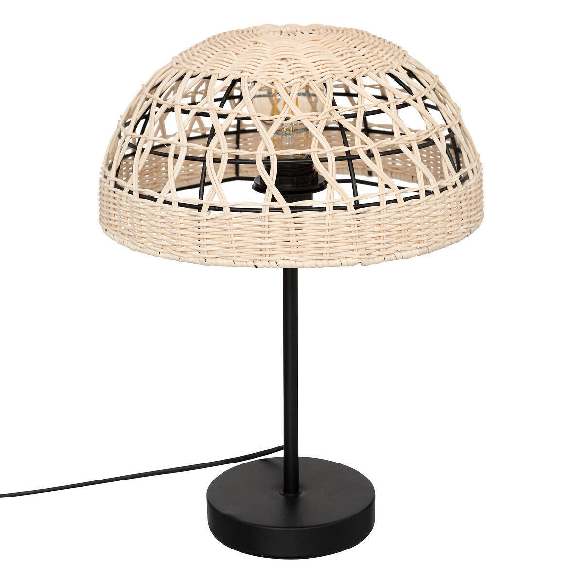 Atmosphera 195337 accent nachtlamp voor op tafel, beige