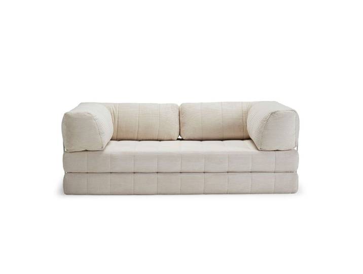 Schlafsofa INNOVATION LIVING ™ Cozypad C02 - Modulsofa mit Daybed-Funktion – umklappbar , beige (elfenbein), B:208cm H:77cm T:104cm, 100% PES, Sofas, Schlafsofa, Umklappbar, Modular Designbar, komfortabel