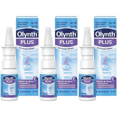 Olynth Plus 0,1%/5% für Erw.Nasenspray o.K. 3x 3x10 ml Nasenspray