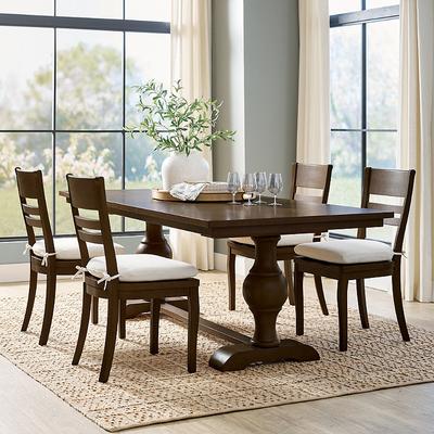 Avani 5-Piece Rectangular Dining Set - Chocolate - Grandin Road