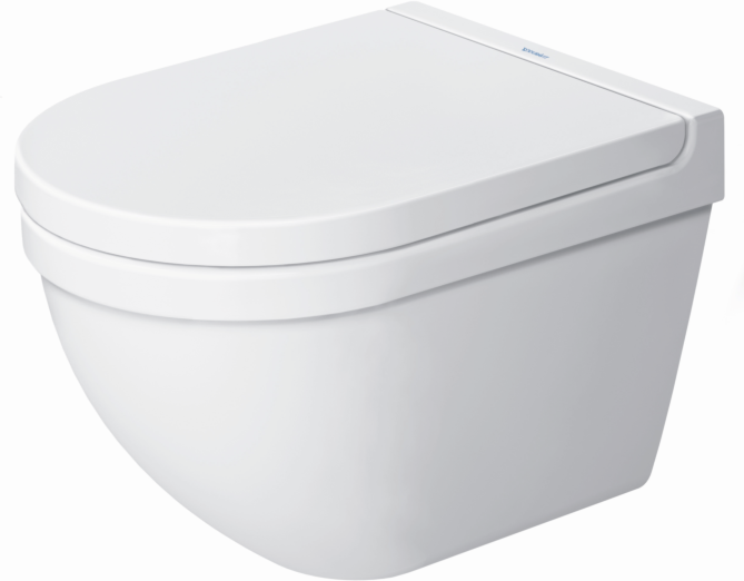 Duravit Starck 3 Wand Tiefspül WC 2227090000 Compact WC, weiss