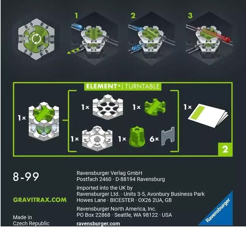 GraviTrax PRO - Bloc d'action Turntable - Ravensburger