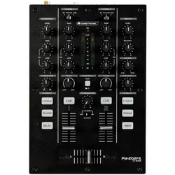 Omnitronic PM-202FX, Mischpult, Schwarz