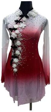 LightInthebox Chinese style figure skating skirt