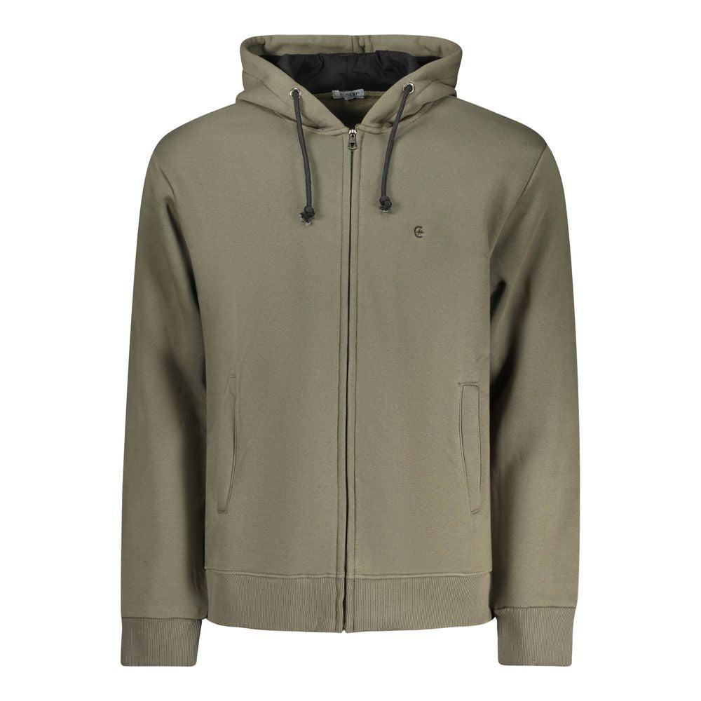 Coveri Moving Groene Katoenen Heren Sweater