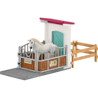 schleich® 42569 Pferdebox mit Vollblut Hengst