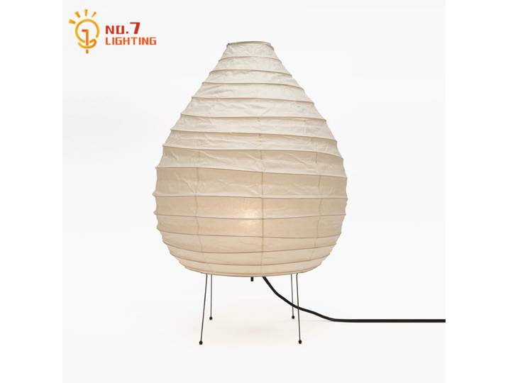 Lampe de table LED en papier de riz au design japonais, luminaires modernes, Akari, Noguchi, Yong, décoration d'intérieur, salon, chambre à coucher, cuisine