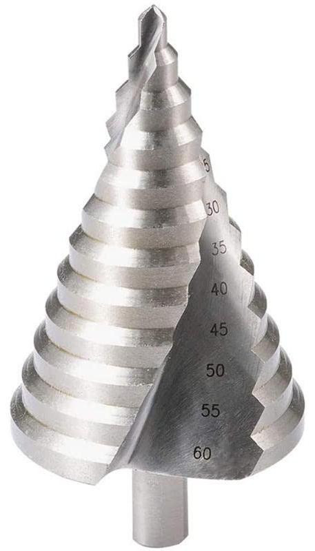 Merkloze HSS Trapboor 6-60mm met Titanium Coating