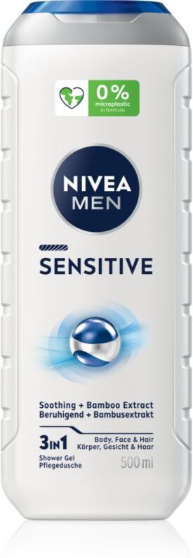 NIVEA MEN Sensitive Duschgel für Herren 500 ml
