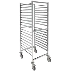 Wagen mit 18 führungen für gn 1/1 behälter - 460x630x1700 mm - 91060620 Eurast