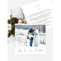Einladung zur Hochzeit selbst gestalten mit Spruch und Fotos im Onlinedesigner bei Meine-Kartenmanufaktur.de
