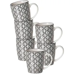 Ritzenhoff & Breker, Tasse, Takeo Leaves Henkelbecher (350 ml, 6x)