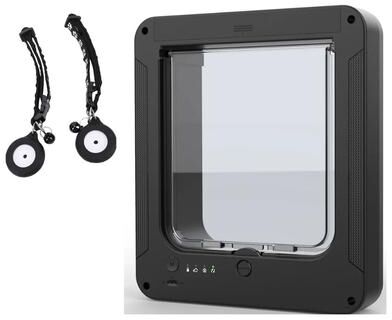 Inspired Finds Smart Microchip Pet Door With Direction Control & Automatic Sensor Access shadowpass Pet Door