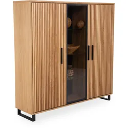 Highboard MARTHA (BHT 153x153x40 cm) - braun - BHT 153x153x40 cm