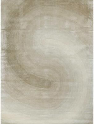 Exquisite Rugs Mitomo hand-tufted Wool/Bamboo Silk Pearl Area Rug