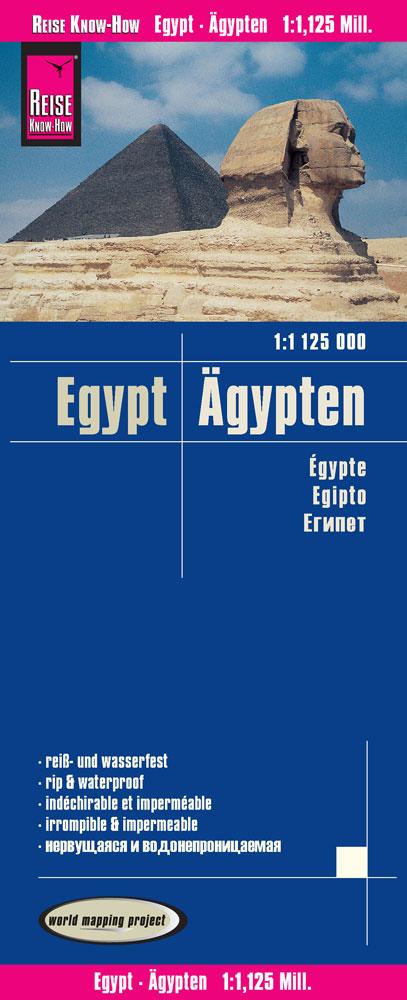 Carte routière - Egypte   Reise Know-How