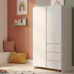 Kinderkleiderschrank Elio Weiß ca. 95x180x56 cm