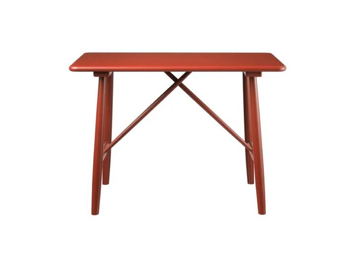FDB Møbler P10 Kindertisch Beech red painted