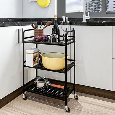 No "3 Tier Rolling Cart with Drawer - 11.81""D x 18.9""W x 29.53""H"