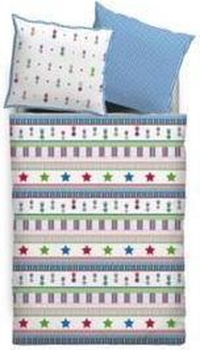 Lief! Lifestyle Winners Dekbedovertrek Junior - Blauw - 120 x 150 cm met 50 x 70 cm kussensloop