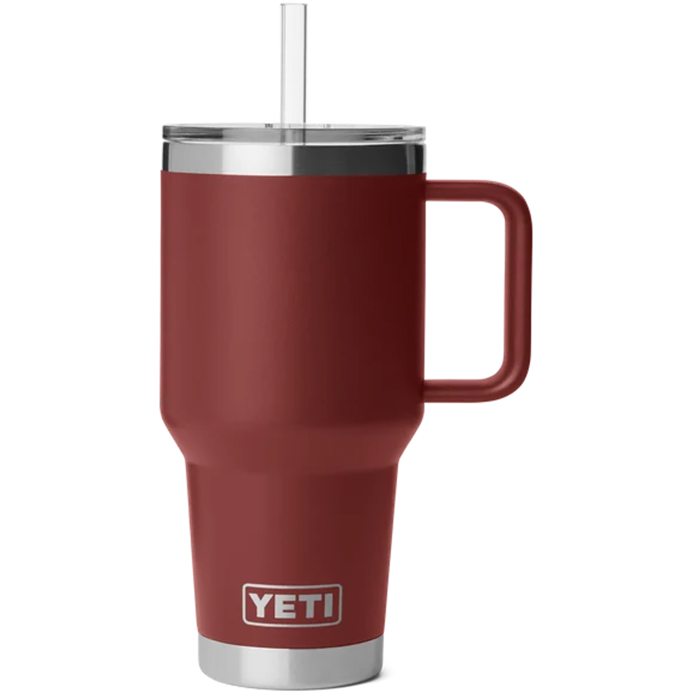 Yeti Rambler 35oz Straw Mug 2.0 Isolierbecher Isolierflaschen rot Größe 1L Lifestyle
