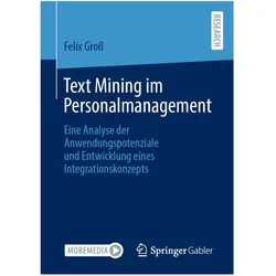 Text Mining im Personalmanagement, Fachbücher von Felix Gross