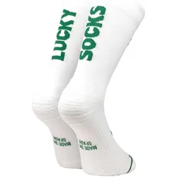 Sporcks, Unisex, Sportsocken, Lucky (41 - 43), Weiss