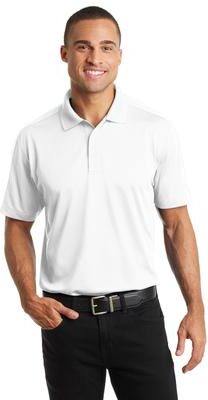 Port Authority K569 Diamond Jacquard Polo Shirt in White size 2XL   Polyester