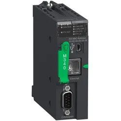 Schneider Electric BMXP3420302 Modicon M340 CPU-Modul, max. 1024 digitale + 256 analoge E/A, CANopen, Ethernet TCP/IP