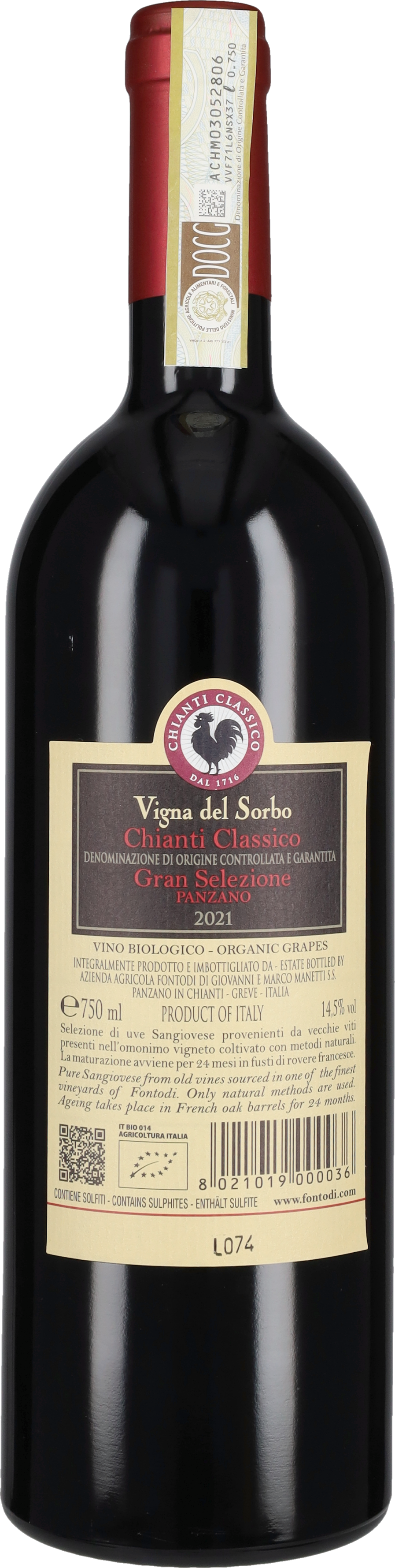 Chianti Classico Gran Selezione 'Vigna del Sorbo' Fontodi 2021