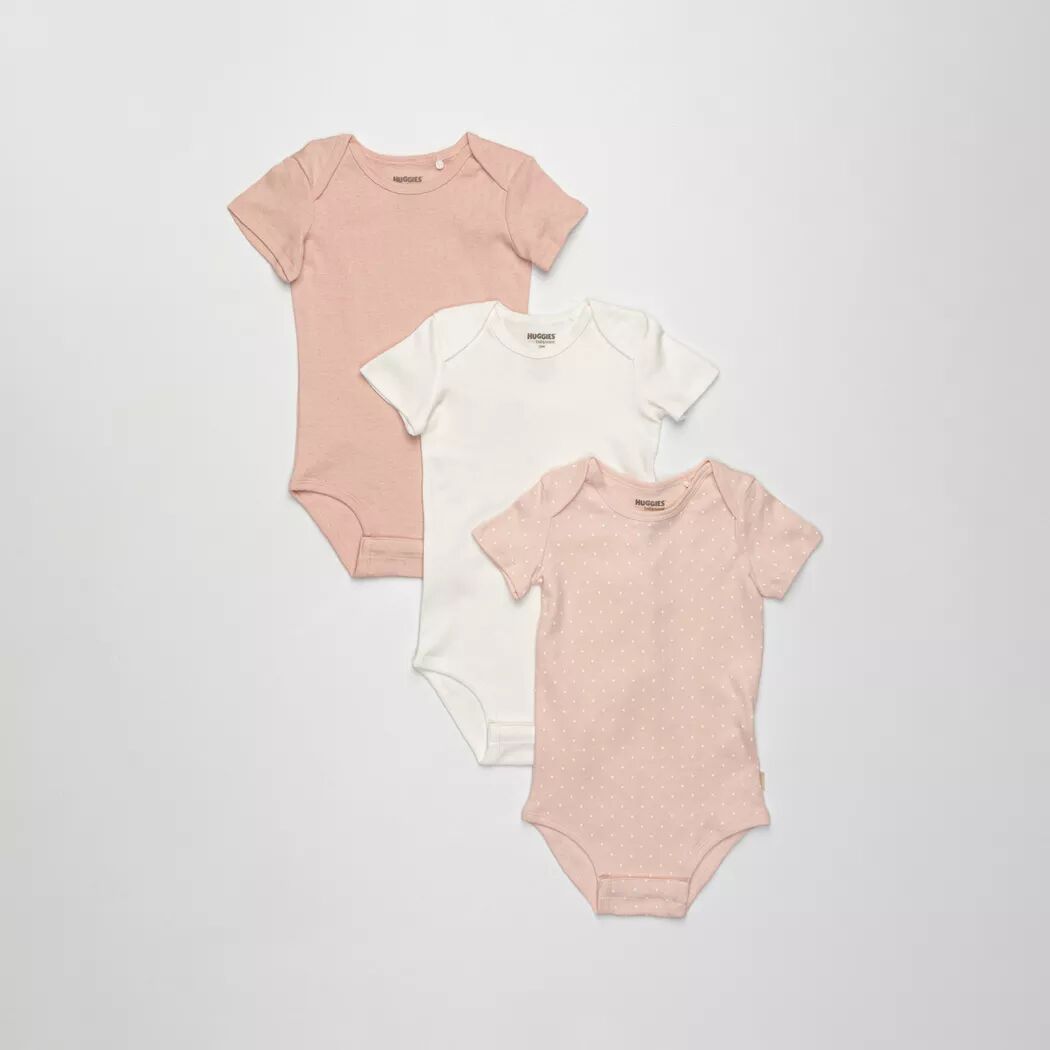 HUGGIES - Body, 3er-Pack, 6 Monate, Rosa