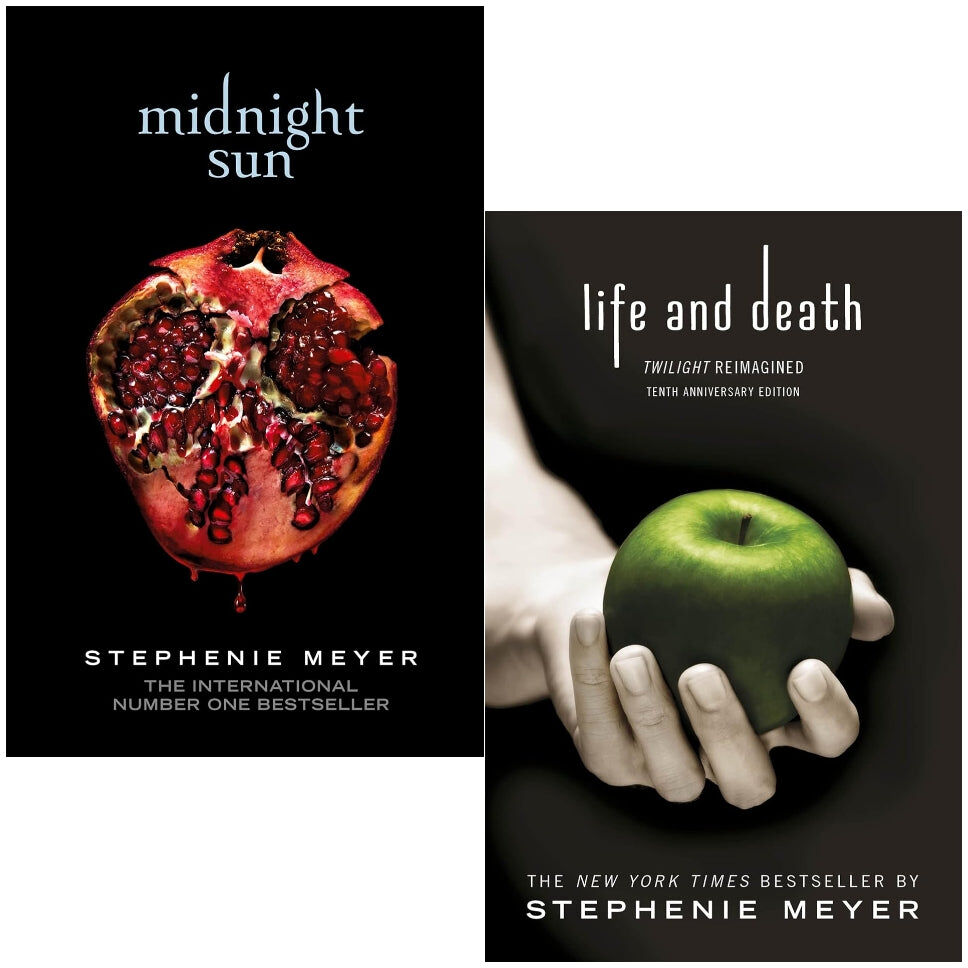 Atom Stephenie Meyer Twilight Saga Series 2 Books Collection Set (Midnight Sun, Life and Death)