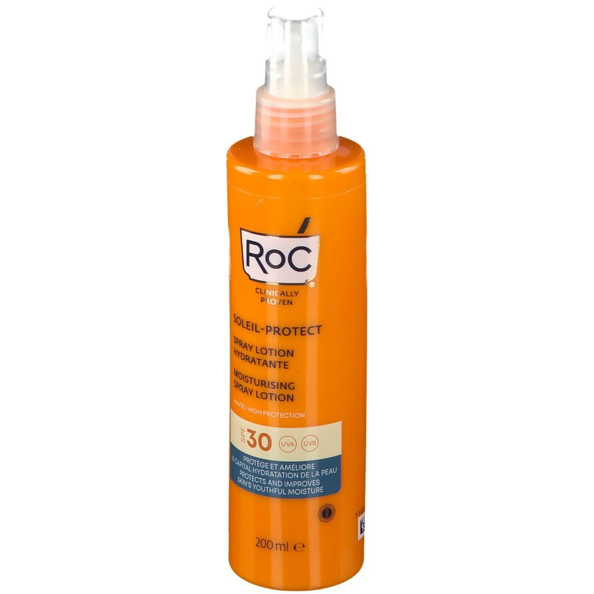 RoC Soleil-Protect Moisturising Spray Lotion Spf30 200 ml