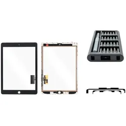 Kaputt.de iPad Air (2014) Touchscreen schwarz  Set, Mobilgerät Ersatzteile, Schwarz