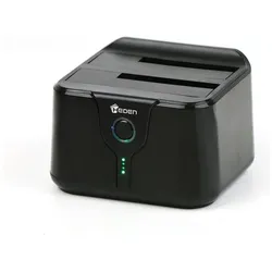 Helden DUAL DOCK Heden pour 2 disque dur S-ata 3.5"/2.5" USB3,0,back up, SSD + Festplatte Zubehör