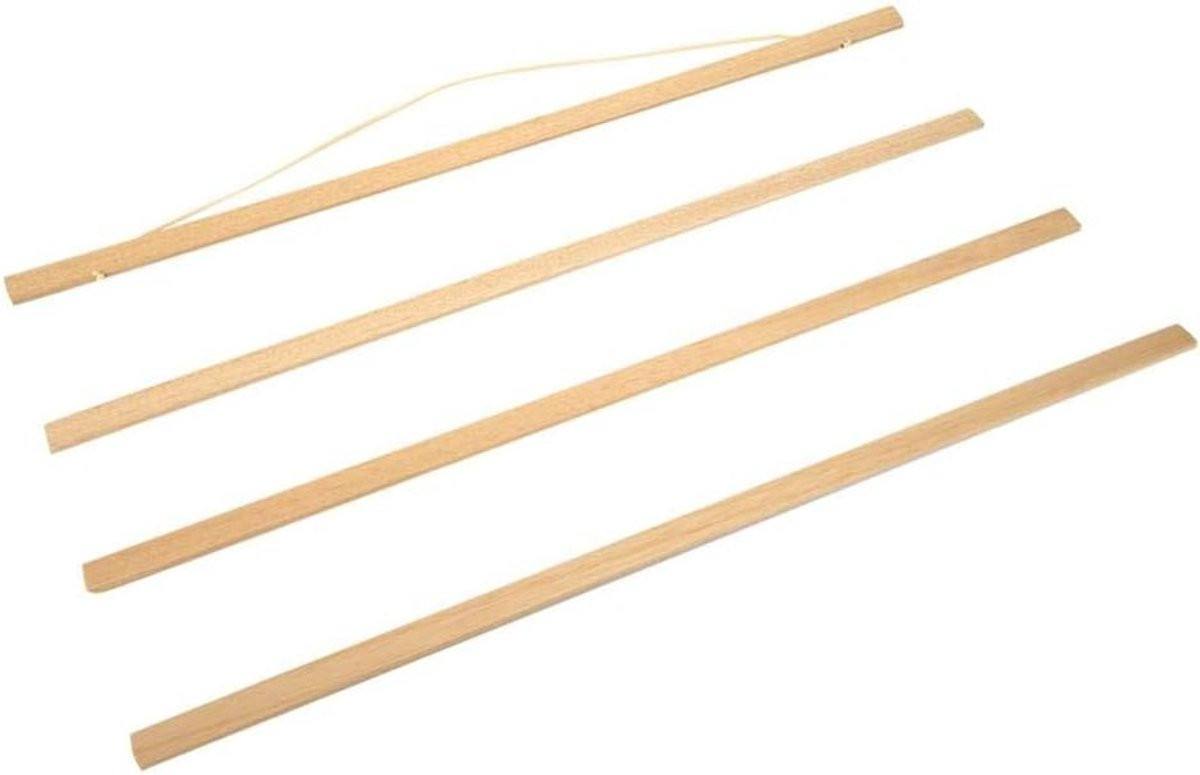 Houten Poster Hanger met Magnetische Sluiting - Houtkleur