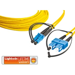 LDP-09 LC-SC1 - Duplex LWL Patchkabel, SM OS2, LC - SC, 1 m