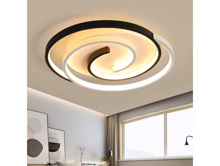 220V 230V ménage LED plafonniers moderne salon chambre plafonnier 40/50cm Simple plafonnier bas éclairage au sol